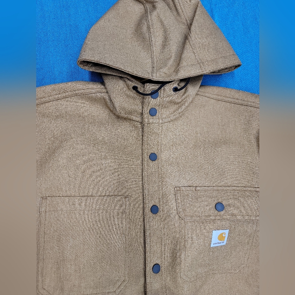 Carhartt Brown Hooded Performance Jacket